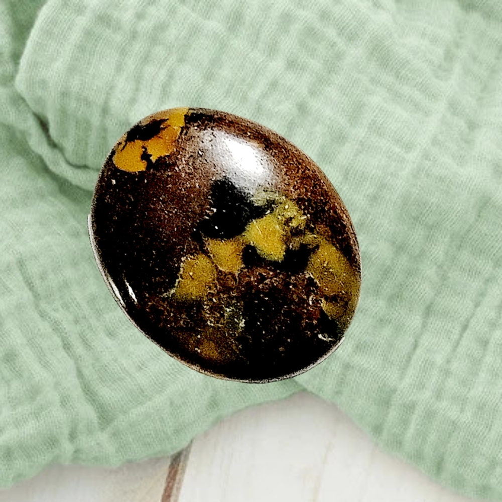 Natural Jasper Oval Stone - Picture 2 of 4